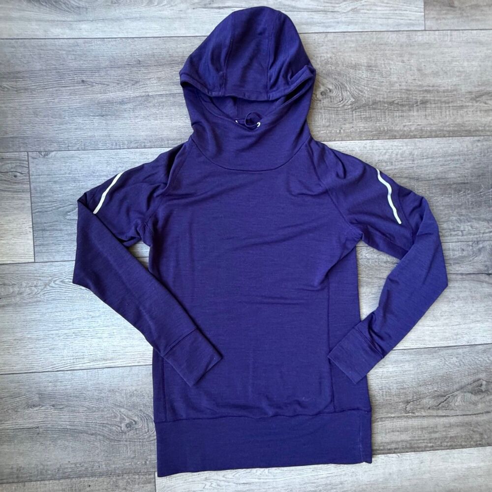 Nike Dri-FIT Wool Blend Stay Warm Training Hoodie Purple 575535-506 Womens